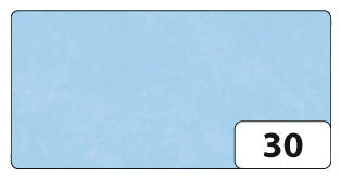 Folia Transparentpapier – 70 × 100 cm, gefalzt, 42 g/m², hellblau, 25 Bogen, für Basteln