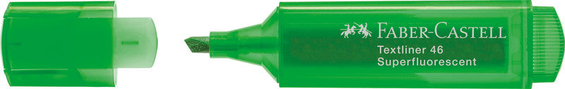 Faber-Castell Textmarker Grün – Keilspitze, 1–5 mm, nachfüllbar
