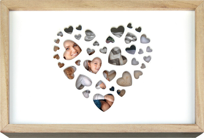 ZEP EIBERT Fotobox Love Box – Paulownienholz, Braun, 24,5 × 16 × 5 cm – 1er-Pack