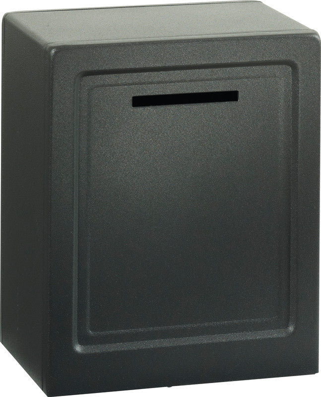 Rieffel Spardose – mit Zahlenschloss, Stahl, Anthrazit, 110 × 135 × 80 mm