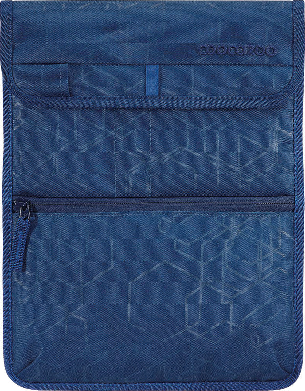 Coocazoo Tablet- und Notebook-Tasche – für Notebooks bis 14", wasserabweisend, recyceltes PET (rPET), blau