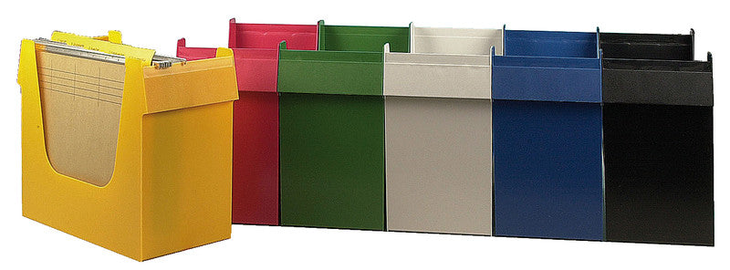 Ornalon Hängemappen-Box A4 – für 15 Hängemappen, 360 × 272 × 162 mm, Lichtgrau, Kunststoff