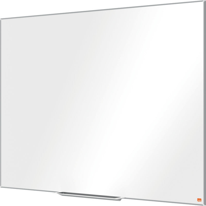 Nobo Whiteboard – 120 × 90 cm, Emaille, magnetisch, Aluminiumrahmen, Wandmontage