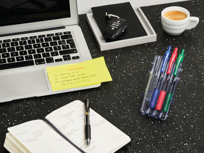 Pilot G-2 Gelschreiber 4er Etui – 4 Farben, 0,7 mm, Druck, nachfüllbar