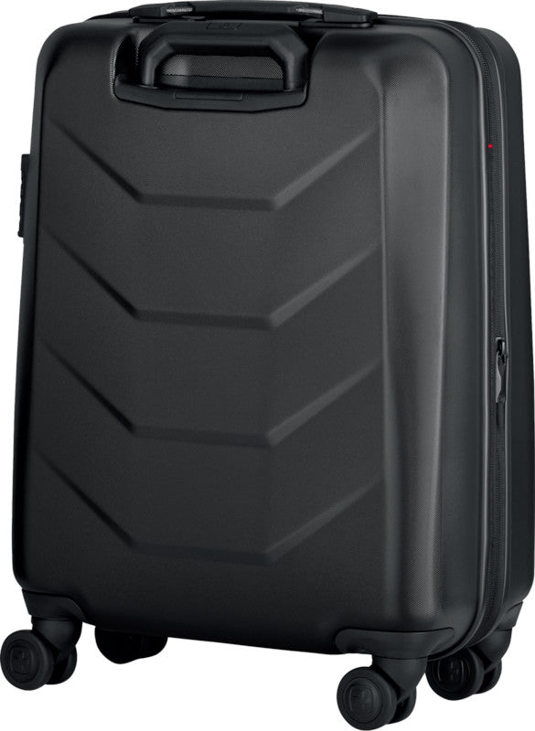 Wenger/SwissGear Wenger Trolley Prymo Handgepäck – 36 l, Hartschale PC/ABS, 4 Doppelrollen, mit TSA, schwarz, 40 × 55 × 20 cm