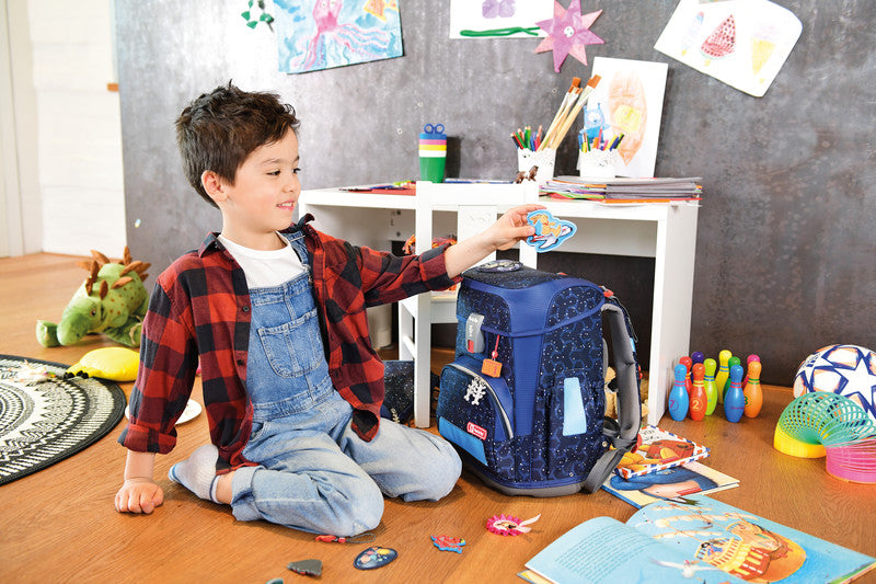 Step by Step Schulrucksack-Set Cloud – 5-teilig – Star Astronaut Cosmo – Recycelte Materialien