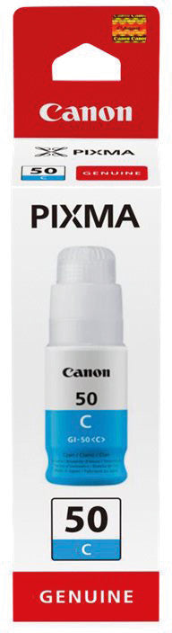 Canon Tintenpatrone GI-50C, cyan, 70 ml – für Inkjetdrucker/Multifunktionsgeräte
