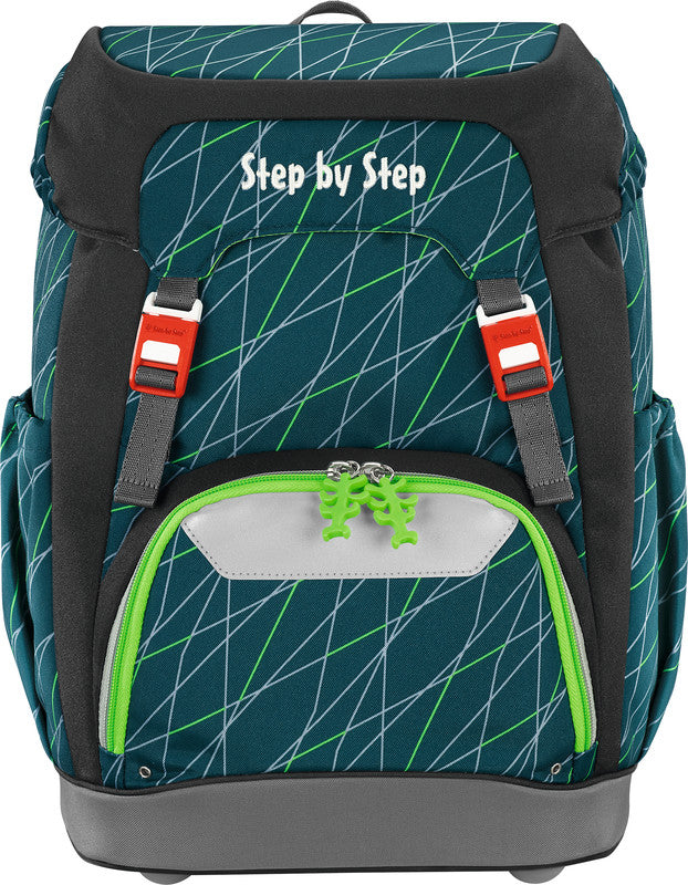 Step by Step Schulrucksack GRADE – Jumping Spider – aus 100% recycelten PET-Flaschen – 28,0 × 41,0 × 2,0 cm