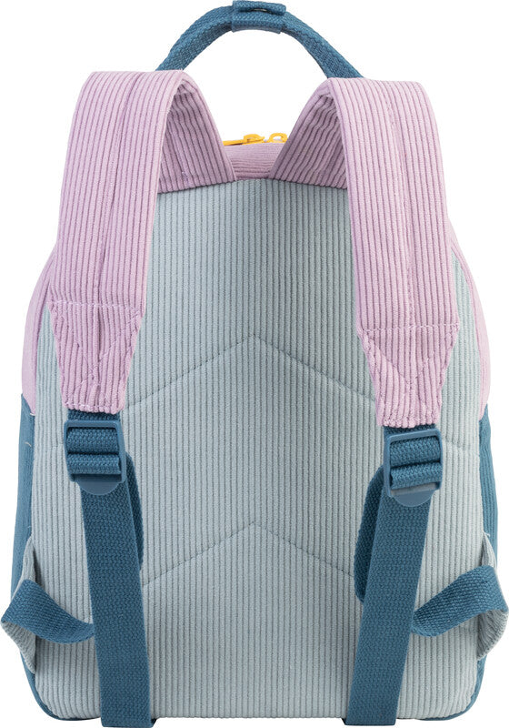 Glühwürmchen Kindergartenrucksack Elena – 7 l, mit Namensschild, Polyester – Rot/Blau, 240 × 300 × 100 mm