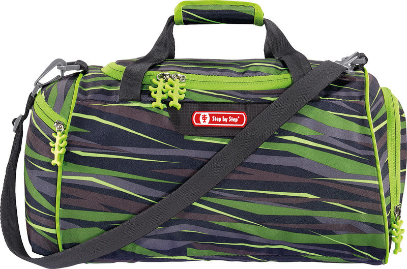 Step by Step Sporttasche SPACE 2IN1 – 13 l, Motiv Wild Cat Chiko, mit Schultergurt, wasserabweisend, 38 × 20 × 23 cm