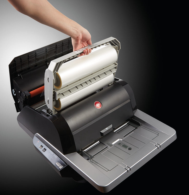 GBC Foton 30 Laminiergerät A3 – 4-Rollen, 75–125 µm, 1 Min. Aufheizzeit, 650–700 mm/min, Schwarz