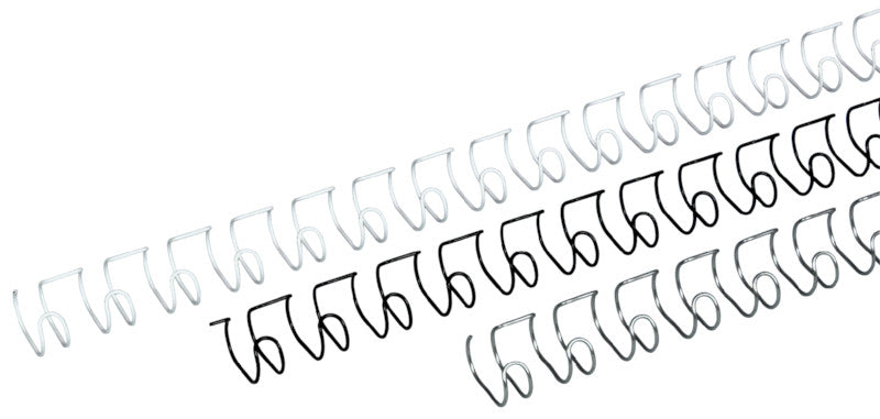 GBC Drahtbinderücken – für A4 – Ø 14 mm, weiss, Draht – 100 Stk.