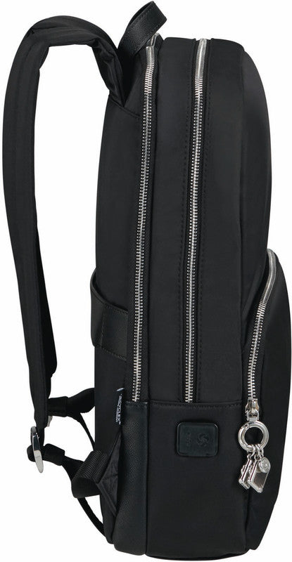 Samsonite Karissa Biz 2.0 Notebook-Rucksack – 13,5 l, USB-Port, Aufsteckfunktion, Nylon, Schwarz