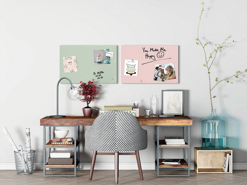 Sigel Whiteboard – 60 × 40 cm, Glas (matt), magnetisch, Wandmontage