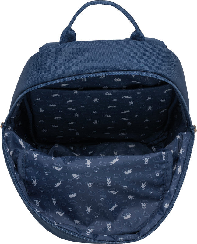 Beckmann Kindergartenrucksack Urban Mini – Dusty Blau – Recycelte Materialien