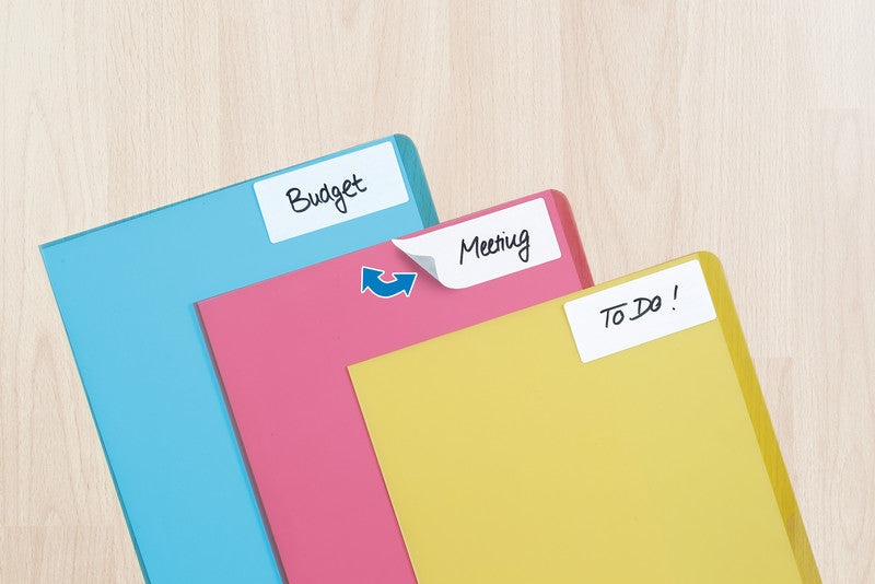 HERMA Schuletiketten – 52 × 82 mm, abgerundete Ecken, 96 Stk, 24 Bogen, Papier, ablösbar