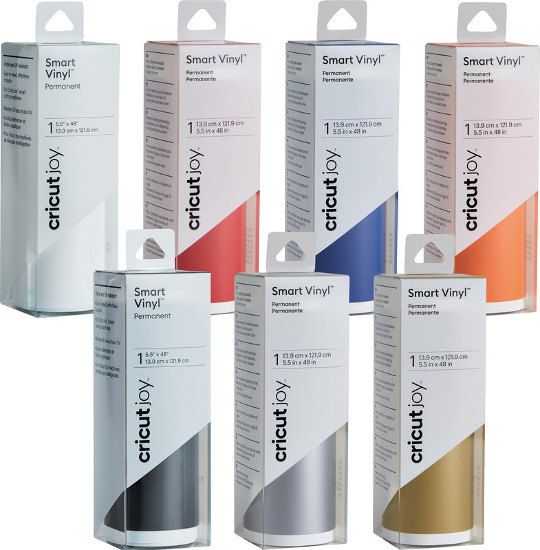 Cricut Klebefolie – matt, wiederablösbar, weiss – 13,9 × 121,9 cm – für Cricut Joy