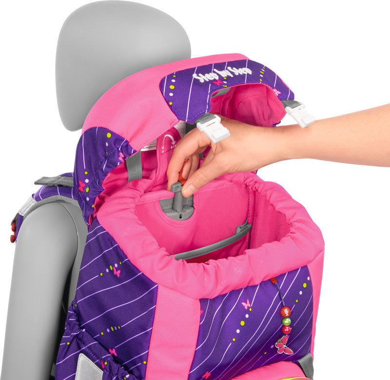 Step by Step Schulrucksack Grade – Shiny Butterfly – B 28,0 × H 41,0 × T 20,0 cm – recycelte Materialien
