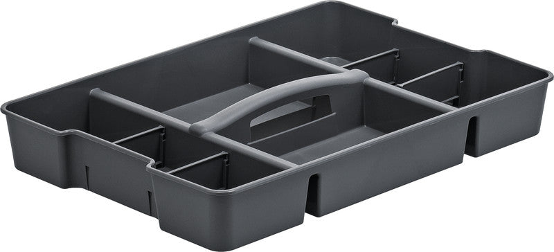 Rotho Organizer – Kunststoff, anthrazit, 51,6 × 7,3 × 36,5 cm