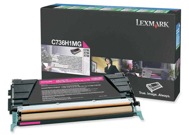 Lexmark Toner – magenta, 10000 Seiten
