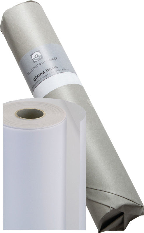 Schoellershammer Transparentpapier – 70 × 2000 cm, 60 g/m², weiss transparent