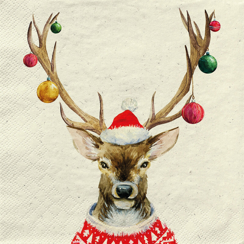 Fasana Servietten Ready for Christmas – 24 × 24 cm – 2-lagig, Tissue – 20 Stk., FSC