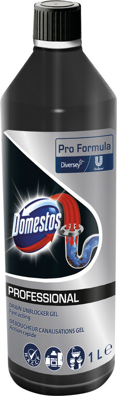 Domestos Pro Formula – Abflussreiniger Power Gel Professional – 1 l