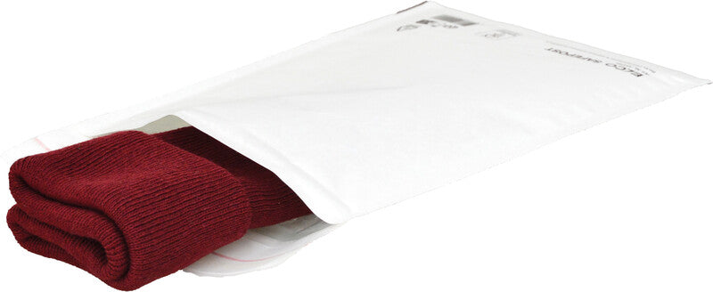 Elco Luftpolstertasche – 180 × 260 mm, weiss, selbstklebend