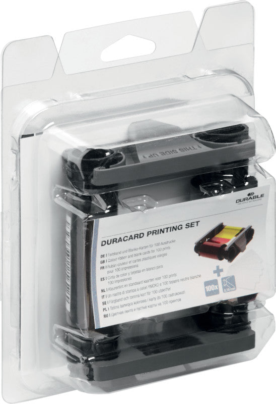 Durable Karten, mehrfarbig, PVC – für DURABLE Duracard ID 300