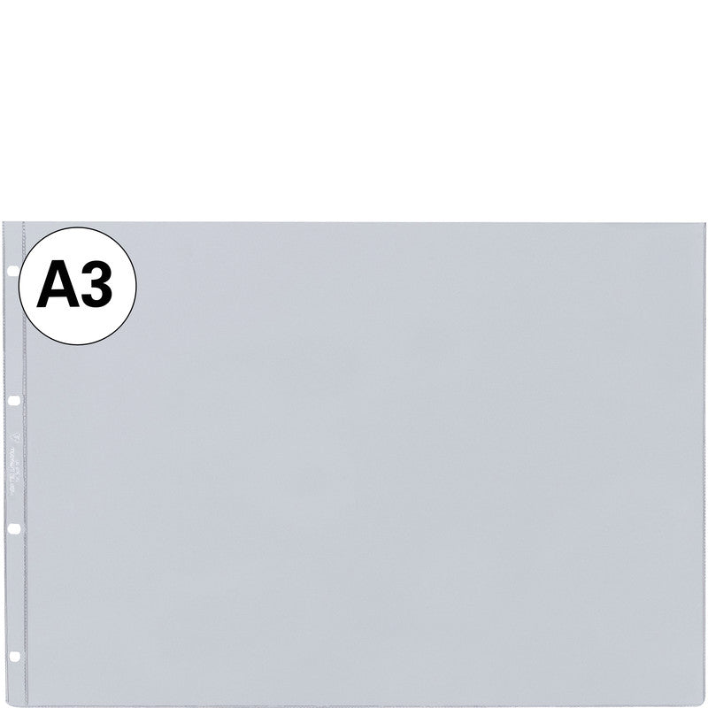 Kolma Sichtmappe A3 – Transparent, Kunststoff, Glänzend, 100 µm, 10er-Pack, 100% Rezyklierbar
