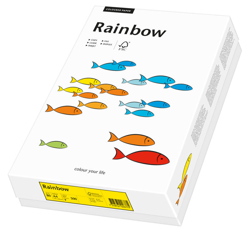 Scaldia Kopierpapier – A4, 160 g/m², intensivgelb – für Inkjet, Laser, Kopierer – FSC – 250 Blatt