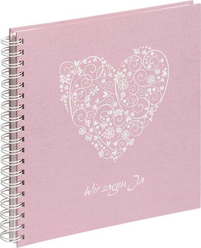 Pagna Fotoalbum – für 240 × 250 mm, rosé, Stoff