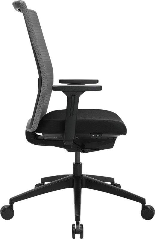 Topstar Bürostuhl AirWork – Sitzhöhe 42–54 cm, 110 kg, Schwarz
