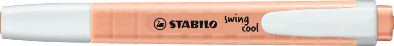 STABILO swing cool Pastel Edition Textmarker Pfirsich – Keilspitze, 1–4 mm