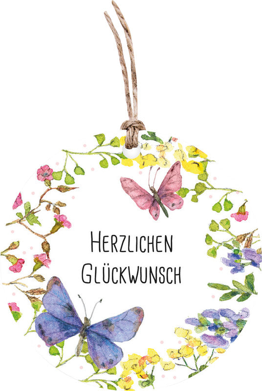 Grätz verlag Geschenketiketten – neutral, sortiert – Papier, matt – Ø 78 mm