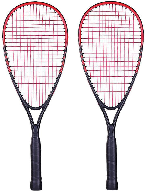 Champ Badminton-Set – 2 Schläger, 3 Nylon-Federbälle, Transporttasche – 21,0 × 58,0 cm – Aluminium