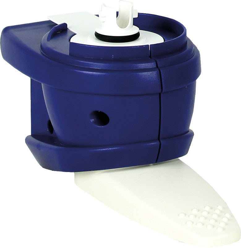 Dreumex One2Clean – Seifenspender, manuell, für DREUMEX Kartusche One2Clean, Kunststoff, blau, nachfüllbar