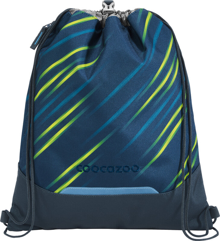 Coocazoo Sportbeutel – 4,5 l, Motiv Fast Lime, wasserabweisend, 34 × 43 cm