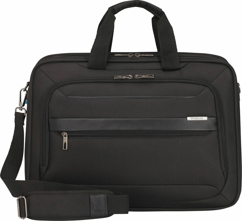 Samsonite Vectura Evo Notebook-Tasche – für Notebooks bis 17,3", 20,5 l, USB-Port, Aufsteckfunktion, Polyester