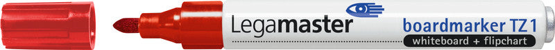 Legamaster Board-Marker TZ 1 – Rundspitze 1,5-3 mm – Rot – Trocken abwischbar