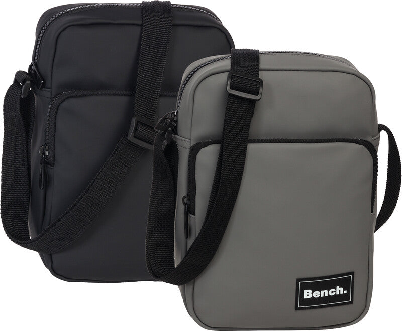 Bench Umhängetasche – 3 l, PU, schwarz, 17 × 24 × 9 cm