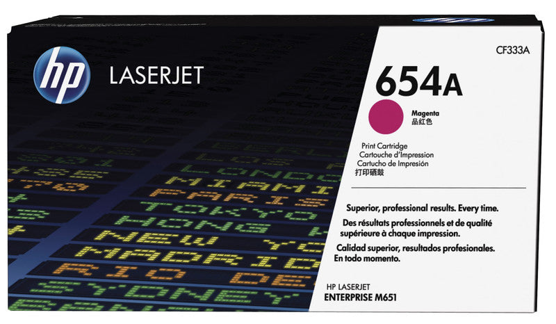 HP Toner 654A – Magenta, 15000 Seiten