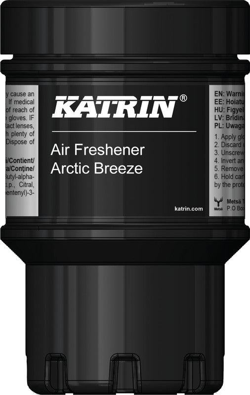 Katrin Nachfüll-Lufterfrischer Arctic Breeze – Schwarz – für Katrin Air Freshener Spender