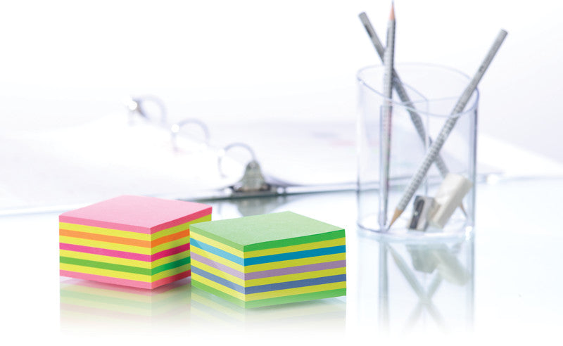 Post-it Haftnotizen Würfel – 76×76 mm – pastellgrün, 450 Blatt, PEFC