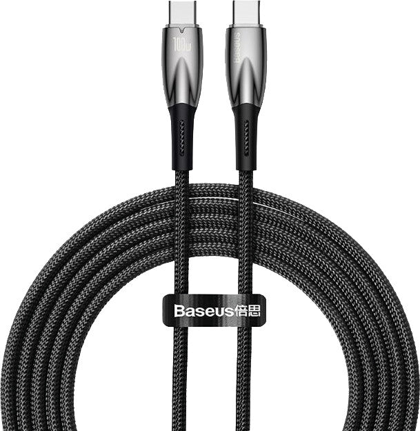 Baseus USB-Kabel, USB-C zu USB-C, 2 m, USB 2.0, für universelle Geräte