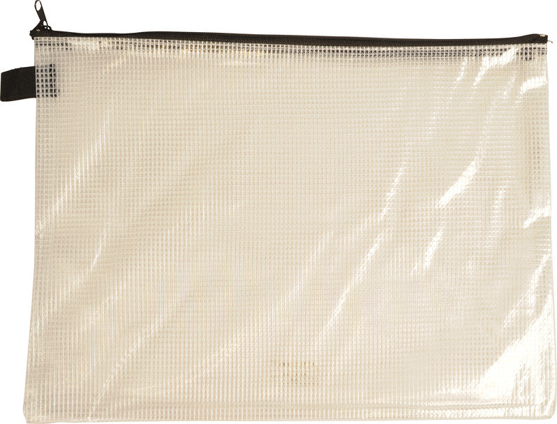 Rexel Reissverschlusstasche – für A4-Dokumente – 337 × 255 mm, Kunststoff, Schwarz – 1 Stück