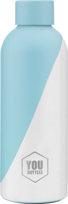 Youbottles Trinkflasche – 5 dl – Edelstahl, isoliert, Schraubverschluss – Dressed Sky