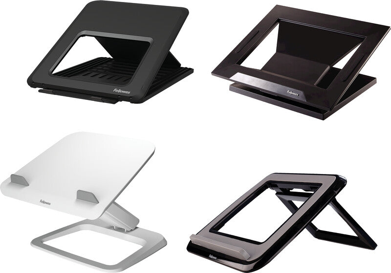 Fellowes I-Spire Notebookhalter – für Notebooks, Kunststoff, schwarz