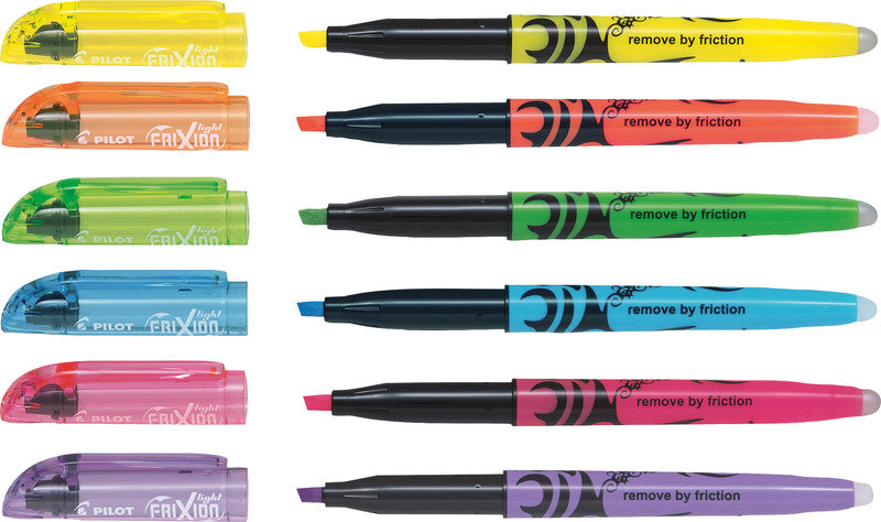 Pilot FriXion Light Textmarker Orange – Keilspitze, 3,3 mm, radierbar