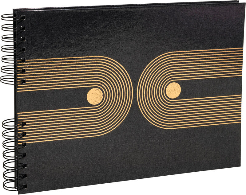 Exacompta Fotoalbum – schwarz, Spiralbindung, Karton, 320 × 220 mm
